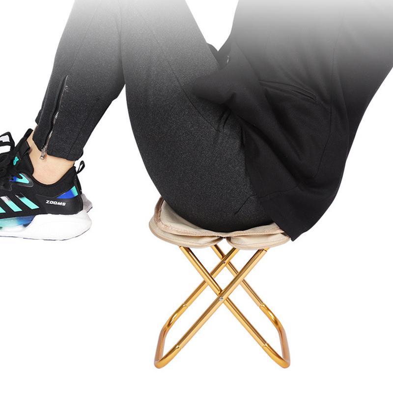 Портативный складной стул для кемпинга, рыбалки, ультралегкий стул для скалолазания, походный стул для пикника, барбекю, маленькая складная скамейка, мини-стул