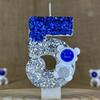 1 шт. Цифра 0-9 свеча на день рождения космический костюм тематическая свеча для торта на день рождения большие милые свечи для украшения торта