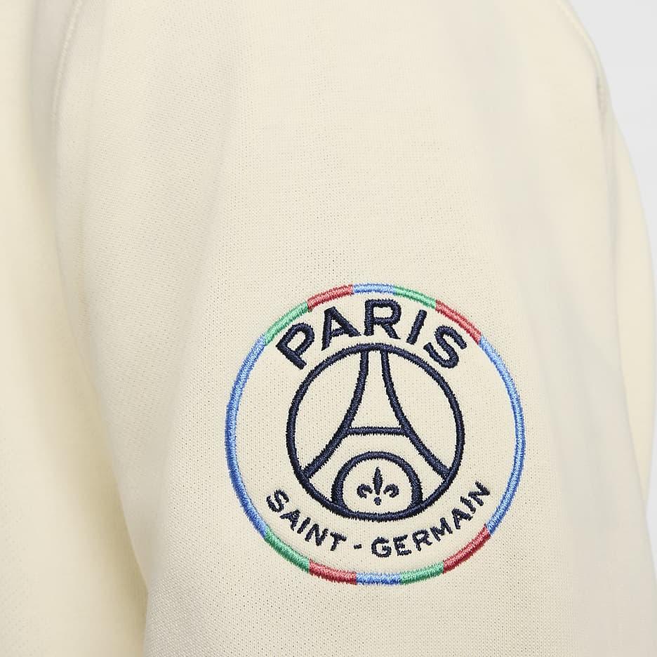 Nike Paris Saint GermainClub Sweatshirt Men's Coconut Milk/Midnight Marine Blue FZ8545-113