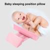 Подушка-клиновидная подушка для сна на боку с надежными ремнями, регулируемая, антиопрокидывающая, наклонная под углом 45 градусов, мягкая, с эффектом памяти, против рвоты, детская подушка-клиновидная подушка