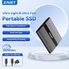 EAGET 2T портативный SSD Type-C к USB-A/C кабель для передачи данных подключение 1T/480G/240G/120G SSD для видео и фотографий ПК и Mac