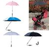 Protective Umbrella Baby Strollers Sun Blocker Flexible Angles for Strollers, Sun Safe Fabric Effortlessly Attachment