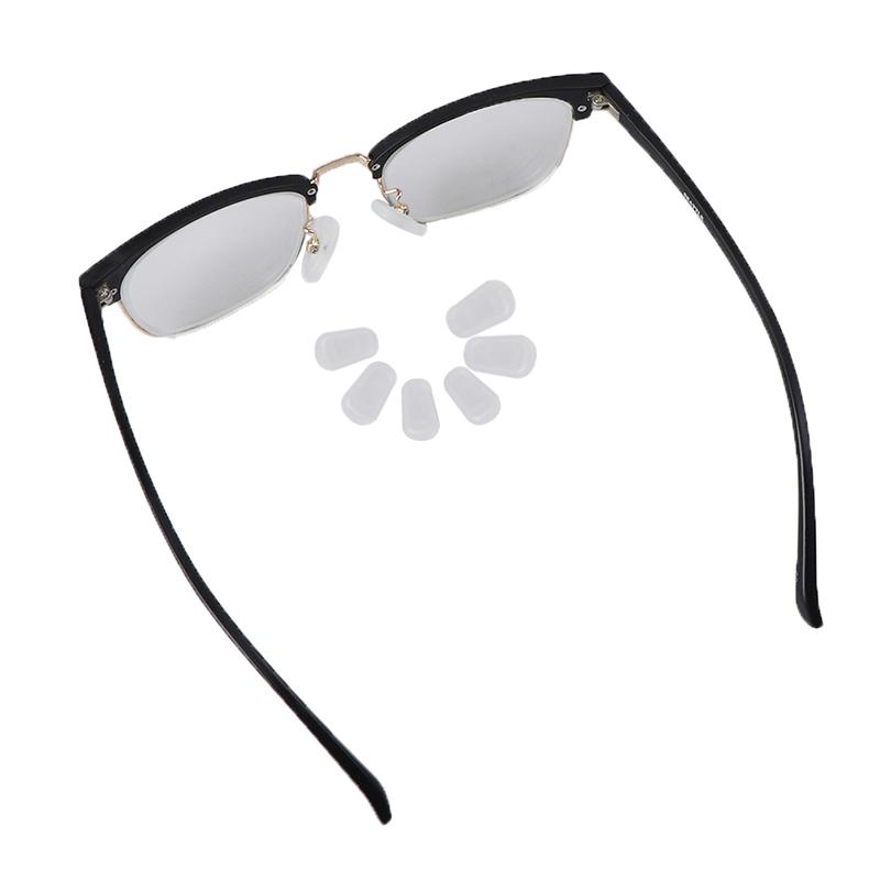 2 Pairs Embedding Anti-Slip Silicone Nose Pads for Eyeglasses Glasses Spectacles