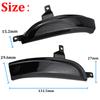 2X For Renault Koleos HY 2011-2017 1st Gen. Facelift Model Dynamic Blinker LED Turn Signal Light Side Mirror Sequential Lamp