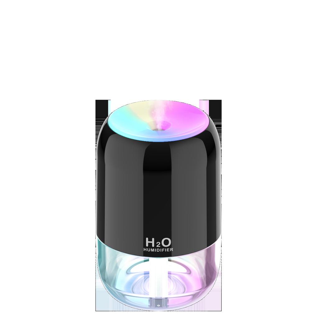 1 шт. USB-увлажнитель со светодиодной подсветкой, аромадиффузор, очиститель воздуха, туманообразователь, освежитель воздуха для спальни, дома, автомобиля, офиса