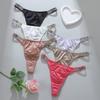 Женское летнее модное сексуальное нижнее белье стринги с низким вырезом и стразами на воде
