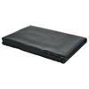Dump Truck Mesh Tarp, 6 x 14 ft, PVC Coated Black Heavy Duty Cover with 5.5" 18oz Double Pocket, Brass Grommets, Reinforced Double Needle Stitch