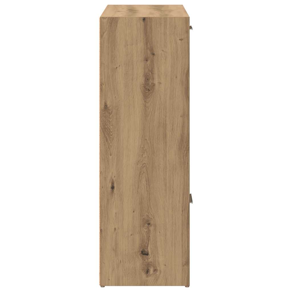 Bookcase Artisan Oak 60.5x30x90 cm Engineered Wood
