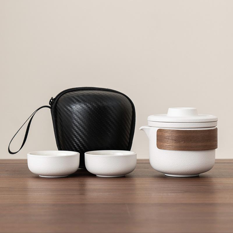Портативные дорожные наборы посуды для чая Kung Fu Tea Maker Kuaike Чашка На открытом воздухе Портативный Мини Роскошный Праздничный Подарок Набор для чая