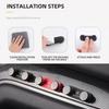 ZPU1  Car Sticky Hook USB Cable Double-Hook Organizer For Mercedes Benz W204 W205 W211 203 212 S E GLE GLS CLA GLC AMG EQE Accessories