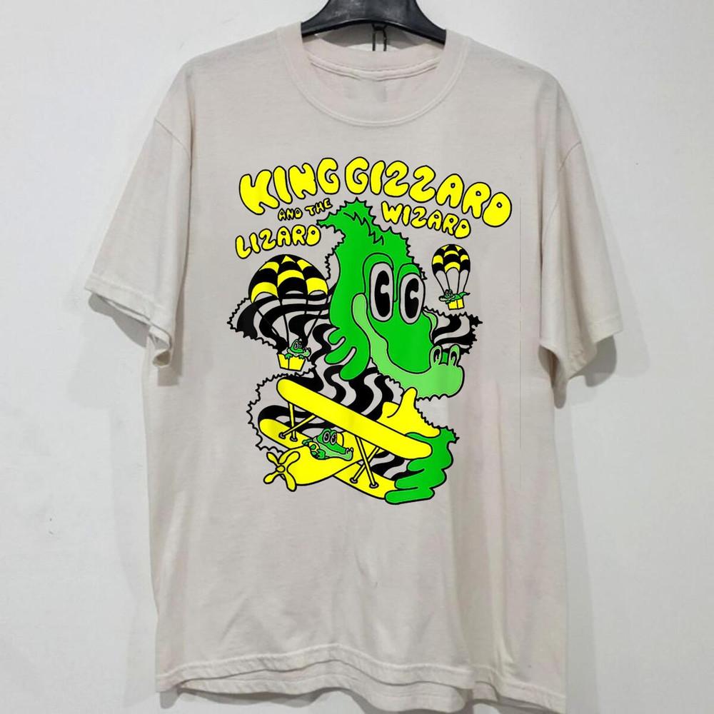 King Gizzard & The Lizard Wizard Sand Color Shirt Unisex Concert S to 5XL BO508