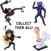 SKIBIDI Туалет Делюкс Фигурка - Серия 2, Коллекционная Фигурка 6 дюймов, Сенсация YouTube Анимации, Официально Лицензированный Товар с Туалетом - Темный ТВ Человек