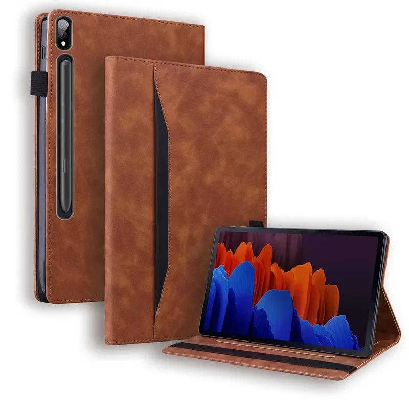Чехол-кошелек с подставкой из ПУ-кожи для Samsung Tab S7 Fe, модный чехол-кошелек с подставкой для Tab S9 FE, для Samsung Tab S9 FE Plus S8 S10 Plus 12,4"