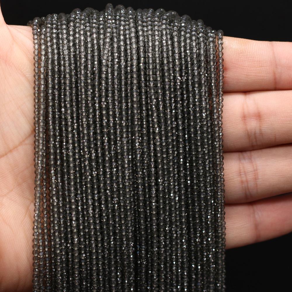 3-ниточные бусины из шпинели из натурального камня 2 мм, маленькие свободные бусины-разделители для изготовления ювелирных изделий, ожерелья, браслета, браслета, серег, аксессуаров, бисера 38 см