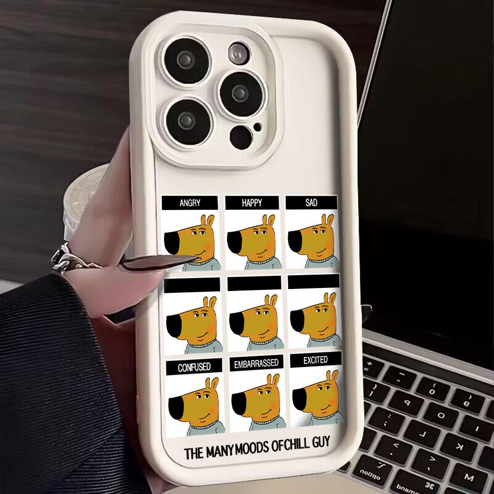 Funny I'm Just A Chill Guy Phone Case For Google Pixel 9 8 7 8A 7A Pro XL 4G 5G Soft Silicone TPU Back Cover