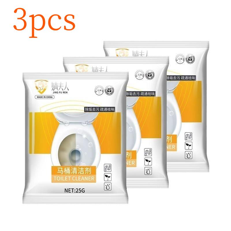 Мощный порошок для чистки унитаза для удаления мочевого камня и запаха