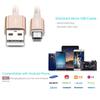 Кабель Micro USB, нейлоновая оплетка, быстрое зарядное устройство для передачи данных, USB-шнур для Samsung, Xiaomi, Redmi, Huawei, LG, Microusb, Android, телефонные кабели