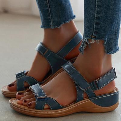 Мода Летняя обувь Женские сандалии с открытым носком Женские туфли Легкие сандалии Женские на платформе Удобные уличные Zapatillas Mujer
