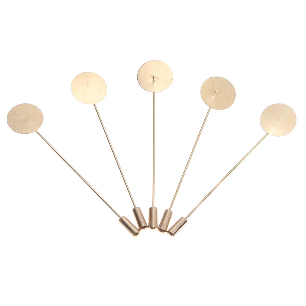 10pcs/set New Dress Diy Craft Cabochon Tray Cameo Pin Brooches Accessories