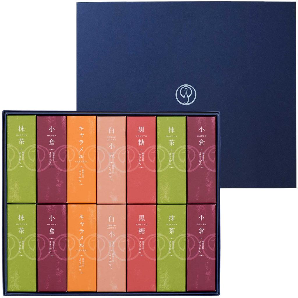 Цуруя Ёсинобу Цуруя Ёсинобу Ёкан 14 штук Киото Японские сладости