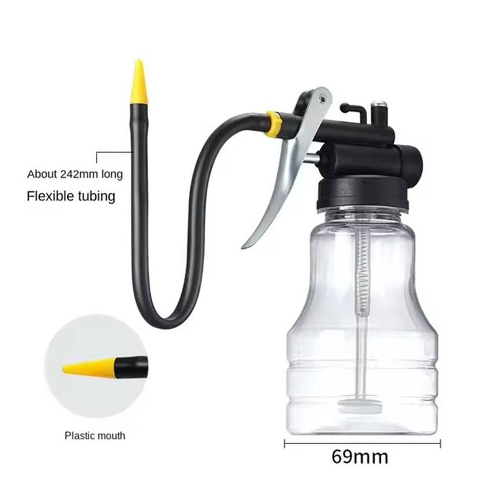 Auto Oil Can Oiler Plastic Metal High Pressure Pump Anti-drop Car Tool Oil Car Pot Bottle Hardware Repair V1Y9
