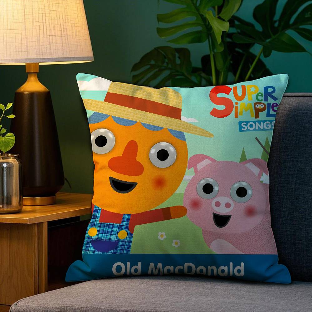 Мультяшная наволочка с лапшой и друзьями для дивана, гостиной, спальни, квадратная подушка с двусторонней печатью, наволочка для подушки для сна