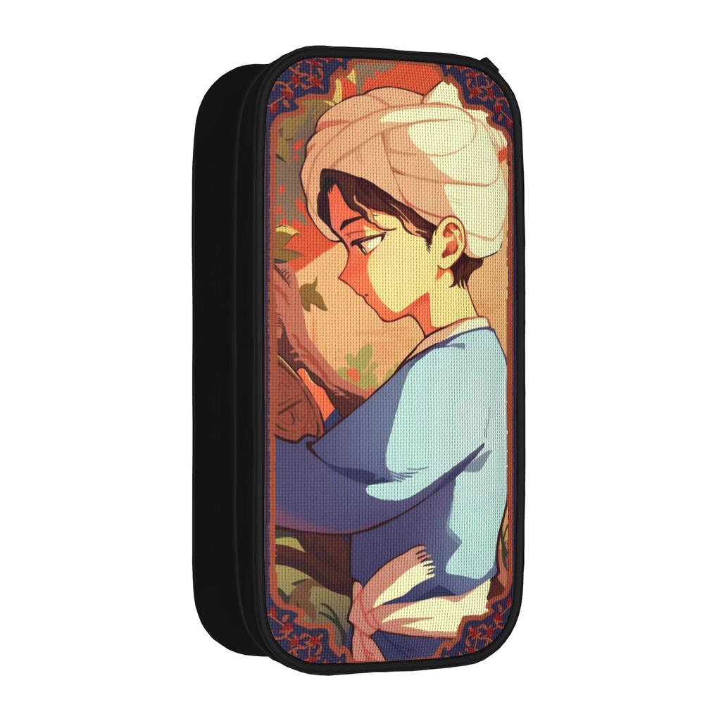 Fun Tenmaku no Jaadugar Cartoon Pencil Case Pencilcases Pen Box for Girl Boy Large Storage Bags Office Cosmetic Accessories