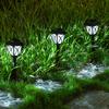 2Pcs Solar Yard Lights Bright Lawn Lights Outdoor Waterproof Led Solar Pathway Lights Landscape Path Lights