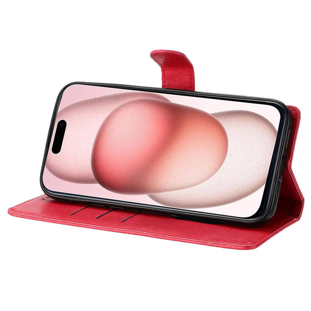 For iPhone 16 Wallet Case Butterfly Floral Imprint Leather Stand Phone Cover