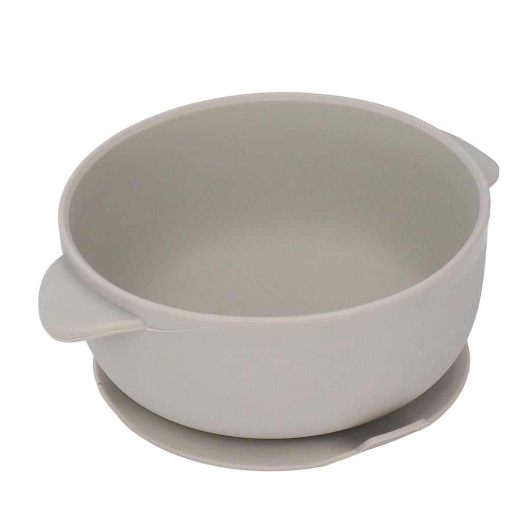 Baby Silicone Bowl Strong Suction Dishwasher Safe Toddler Self Feeding Bowl with Lid for Toddlers