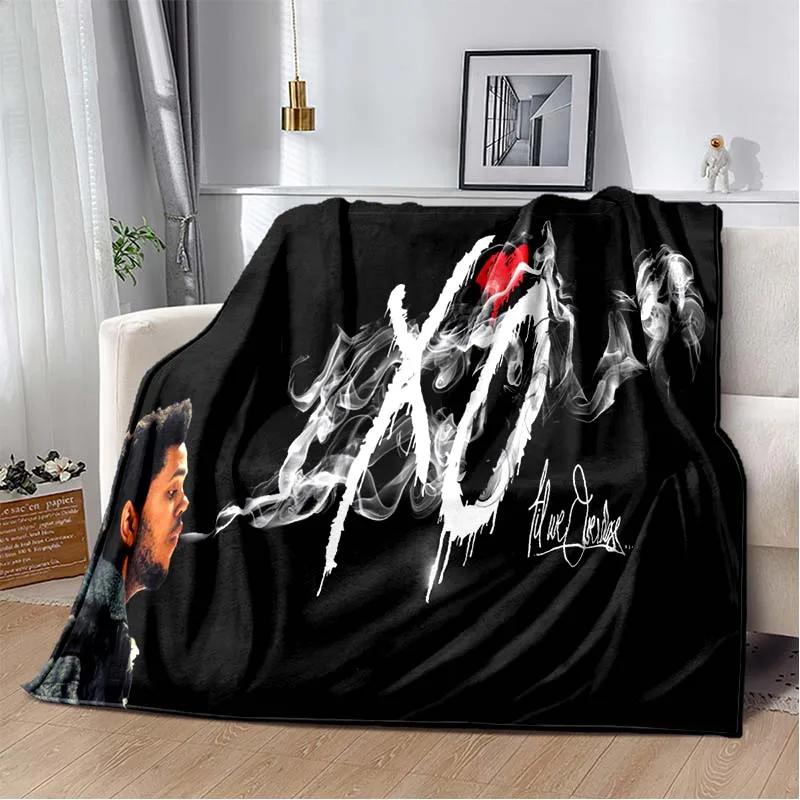 New Singer Star TThe Weeknd Soft Plush BlanketFlannel Blanket Throw Blanket for Living Room Bedroom Bed Sofa Picnic Cover Kids