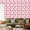 Painted Poppies with Leaves Wallpaper for Living Room and Bedroom 50x1000