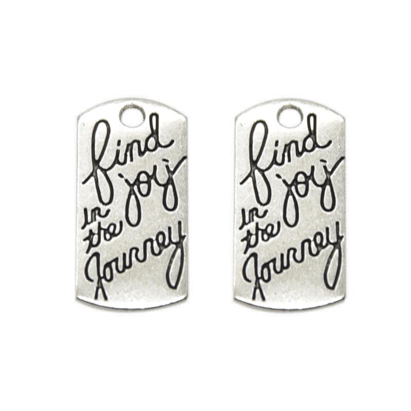 Винтажная золотая подвеска-бирка с вдохновляющим словом для изготовления ювелирных изделий