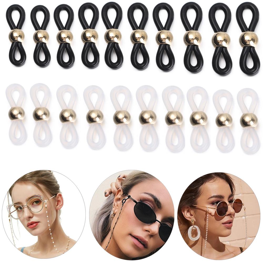 Ear Hook Sun glasses Cord Holder Glasses Rope Connectors Glasses Ring Eyeglass Chain Ends Retainer