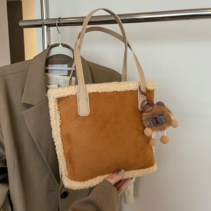 Wool Bag New Handbag Fashion Versatile Shoulder Handbag Leisure Bag