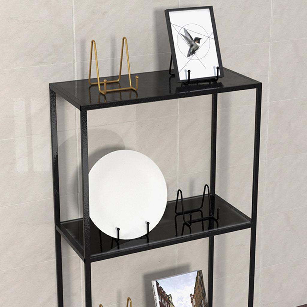 Plate Stands for Display Iron Easel Display Stand Holder Metal Frame for Pictures Photo Decorative Dish Tabletop Art