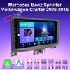 2 DIN Android Carplay автомобильное радио для Mercedes Benz Sprinter Volkswagen 2006-2016 мультимедийный проигрыватель головное устройство стерео GPS навигация BT WIFI 4+64 ГБ