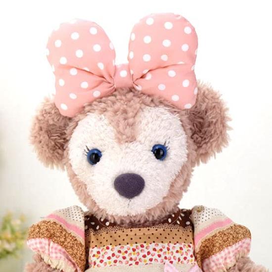 Cushu Cush Duffy and ShellieMay Costume Toy Sold Made In Cute Strawberry Print Pink Head and Shoes Set (Plush Separately) Japan, Dress, Ribbon,