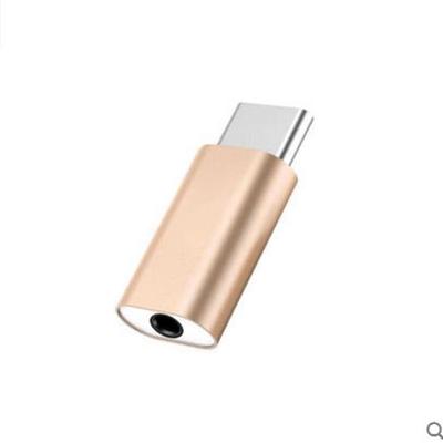 Металлический USB Type C для аудио USB 3,1–3,5 мм AUX Jack мини-портативный адаптер для наушников для Xiaomi Huawei