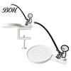 Portable Tea Bag Drip Catcher Fishing Man Holder with Coaster, Cute Stick Figure Minimalist Clip Holder, Funny Desk Cup Catcher, Novelty Accessory for