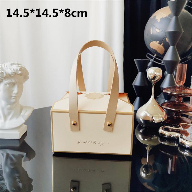 LBSISI Life 5 шт. бронзовая кожаная портативная веревочная бумажная коробка для шоколадного печенья, конфет, упаковка, подарок для свадьбы, дня рождения, вечеринки, декор