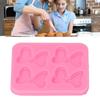 2pcs Multipurpose Silicone Fondant Mold Food Grade Silicone Chocolate Mold  For Chocolate Making