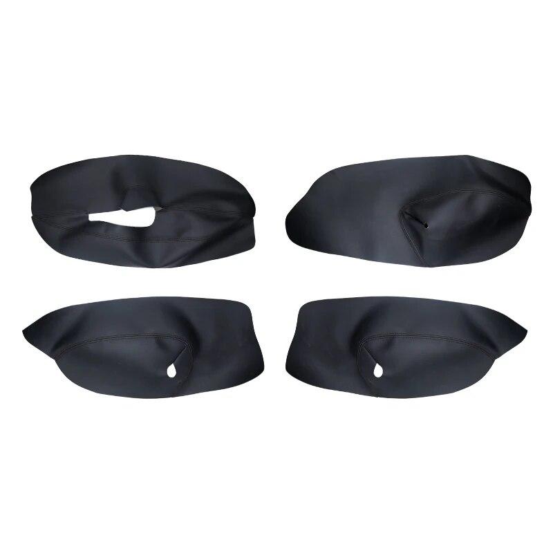 ТОЛЬКО 4-дверный мягкий кожаный дверной подлокотник для VW Golf 4 MK4 Bora Jetta 1999-2005, автомобильный дверной подлокотник, панель кожного покрытия, отделка