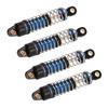 4pcs RC Shock Absorbers Replacement Aluminum Alloy RC Car Dampers for Traxxas 118 Blue