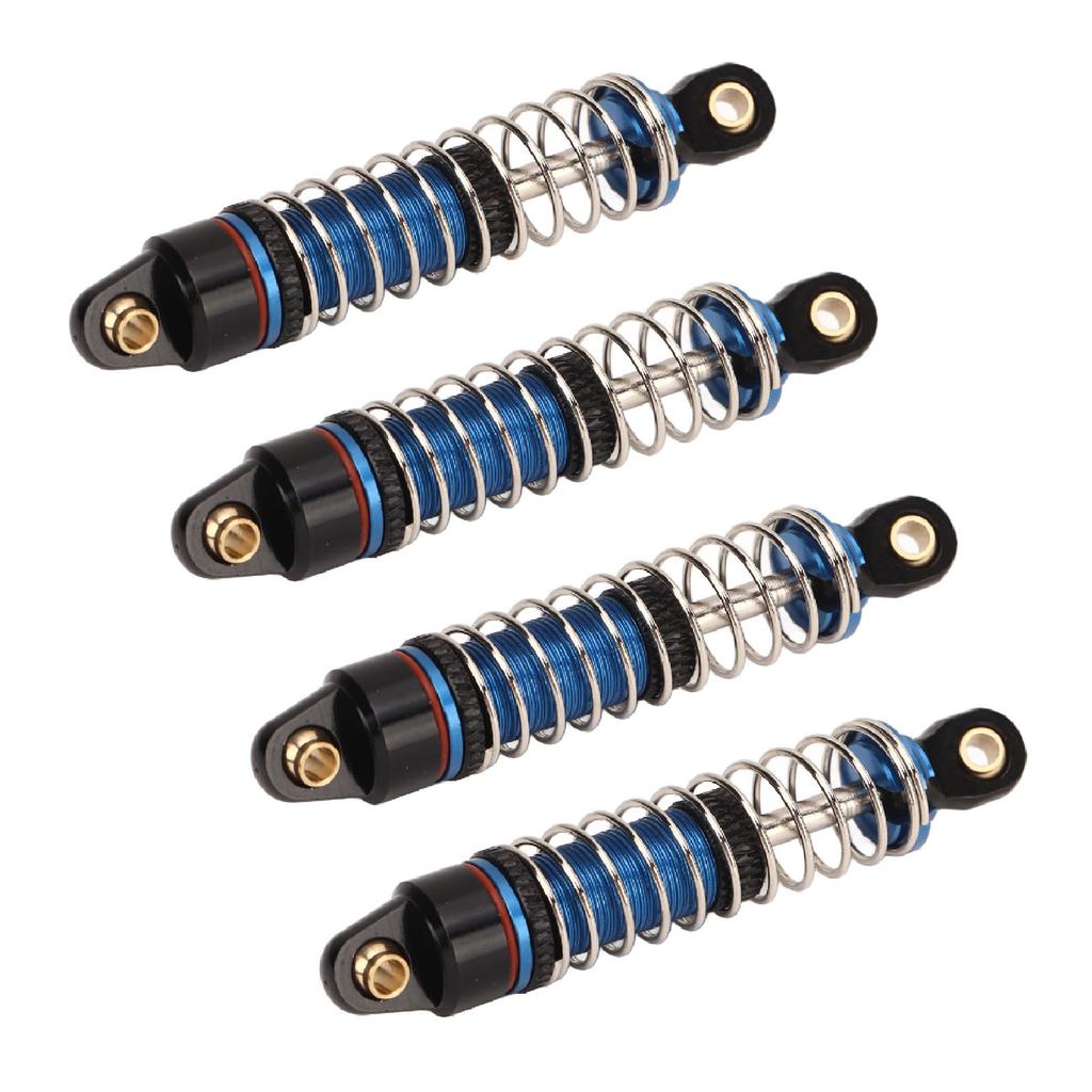 4pcs RC Shock Absorbers Replacement Aluminum Alloy RC Car Dampers for Traxxas 118 Blue