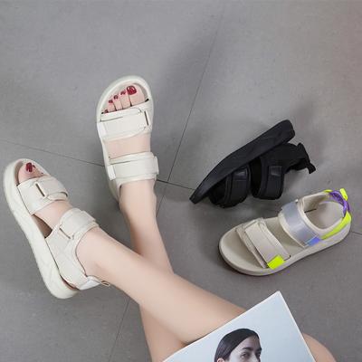 Новая летняя женская обувь модные универсальные трендовые сандалии нескользящие для работы износостойкие оптом больших размеров