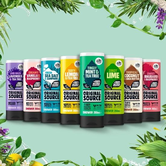 Гель для душа Original Source Ванильное молоко и малина, 250 мл