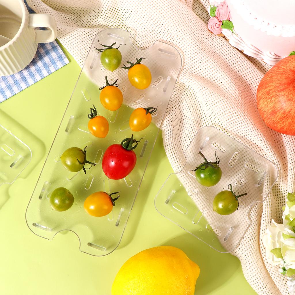 24 шт. Пластиковая полка для сушки для гастроемкостей размером 1/3 и 1/6 Прозрачная пластиковая решетка Акриловые подносы для сушки продуктов Пластиковый поддон для сушки Прозрачный поддон