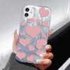 Применимо к iPhone17promax розовый любовь IMD лазерный чехол для мобильного телефона Apple 14/15 большое отверстие 13 противоударный