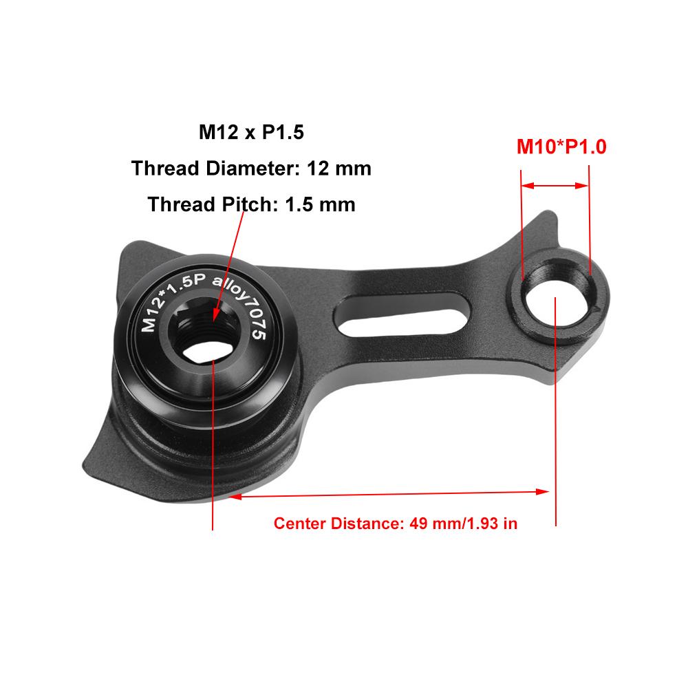 49mm Center Distance Bike Derailleur Hanger Bike Tail Hook for Trek/Sram Bike Workshop Use